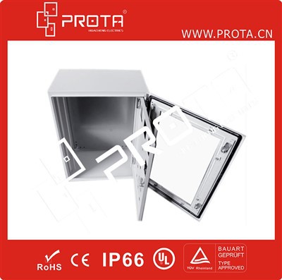 ガラス製インナードア壁取り付けエンクロージャ